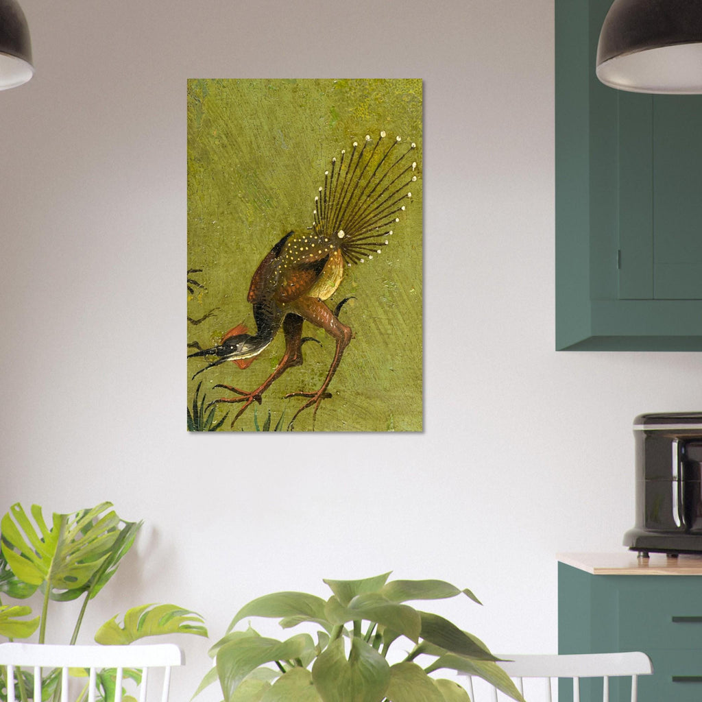 Hieronymus Bosch Medieval Monster Weird Bird Art Print Garden of Earthly Delights Surreal Renaissance Decor Dark Fantasy Macabre