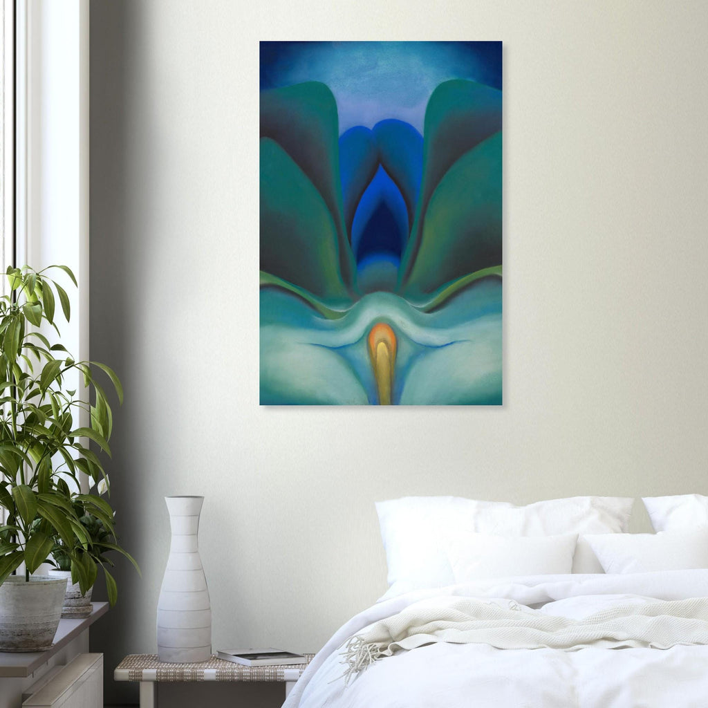 Georgia O'Keeffe Blue and Green Music Art Print, 1921 Abstract Modernist Painting, Museum Wall Decor, Modern & Abstract Art