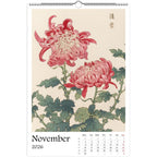 13 Artworks Of Vintage Botanical 2026 Wall Calendar 11x16.5, Keika Hasegawa, Japandi Floral Vibe, Plant Mom New Year Gift