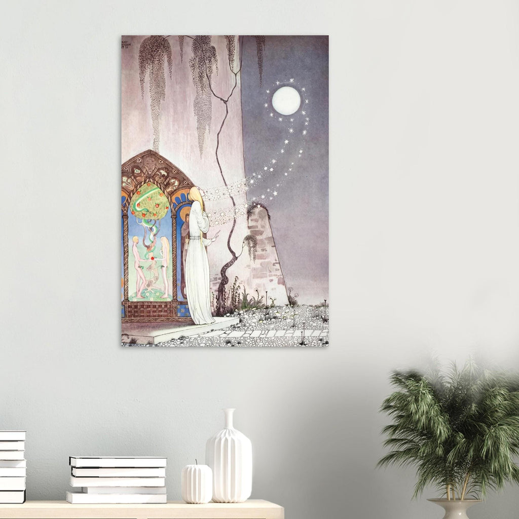 Kay Nielsen Vintage Fairy Tale Art Print Celestial Moon and Stars Illustration Art Nouveau Mythic Goddess Myth Symbolism