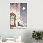 Kay Nielsen Vintage Fairy Tale Art Print Celestial Moon and Stars Illustration Art Nouveau Mythic Goddess Myth Symbolism