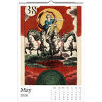 Medieval Marginalia 2026 Art Calendar 11x16.5, Gothic Art, Bizarre Creature, Dark Academia, Weird Medieval, Art Lover Gift