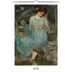 13 Artworks Of John William Waterhouse 2026 Art Calendar 11x16.5, Pre Raphaelite, Fine Art, Dark Academia, Moody, Gift For Her