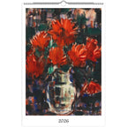 13 Artworks of Christian Rohlfs 2026 Art Calendar 11x16.5, German Expressionism, Floral Monthly Tracker, Vibrant Botanical Aesthetic