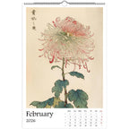 13 Artworks Of Vintage Botanical 2026 Wall Calendar 11x16.5, Keika Hasegawa, Japandi Floral Vibe, Plant Mom New Year Gift