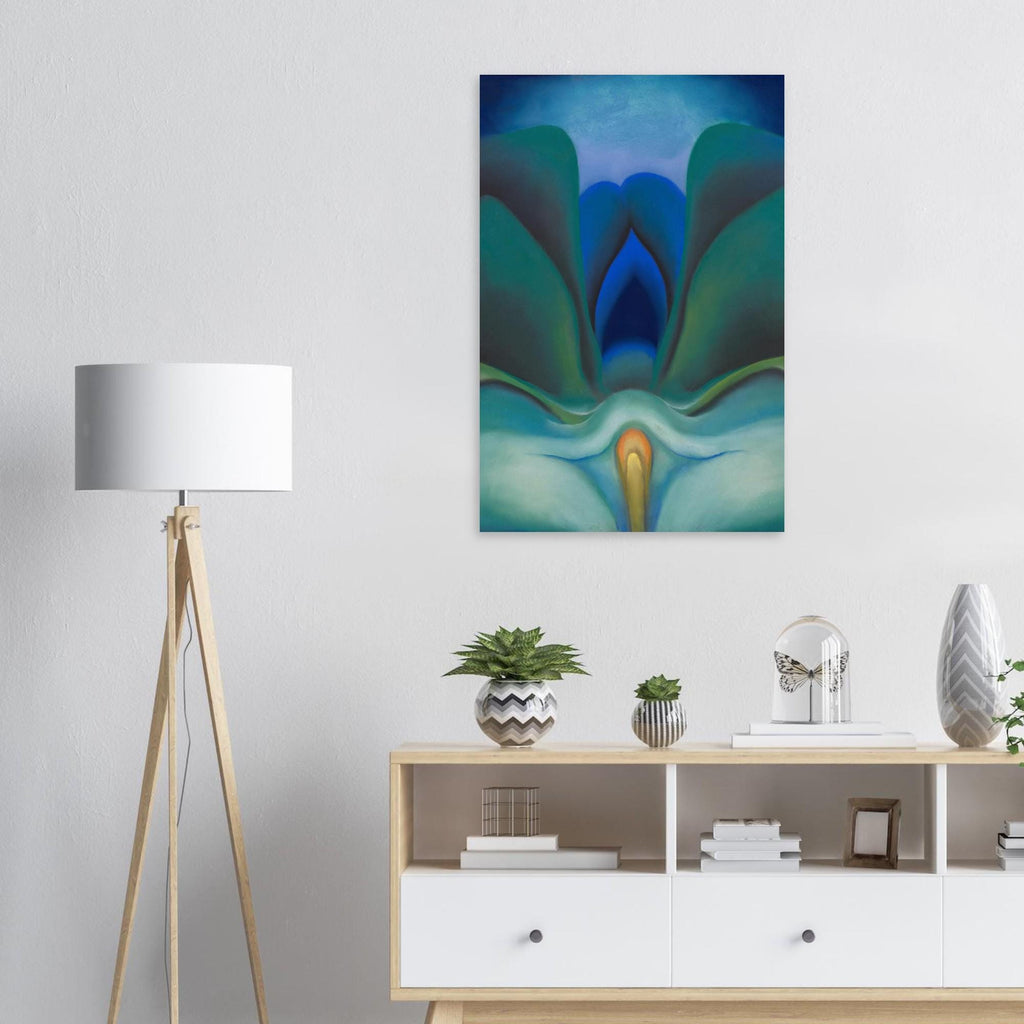 Georgia O'Keeffe Blue and Green Music Art Print, 1921 Abstract Modernist Painting, Museum Wall Decor, Modern & Abstract Art