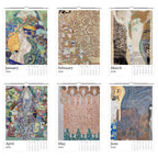 13 Artworks Of Gustav Klimt 2026 Art Calendar 11x16.5, Art Nouveau Movement, Masterpieces, Golden Aesthetic, Vintage Vibe, Art Gift