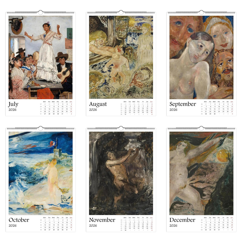 13 Artworks Of Ernst Josephson 2026 Art Calendar 11x16.5, Symbolism Art, Classic Fine Art, Vintage Aesthetic, Moody, Art Gift