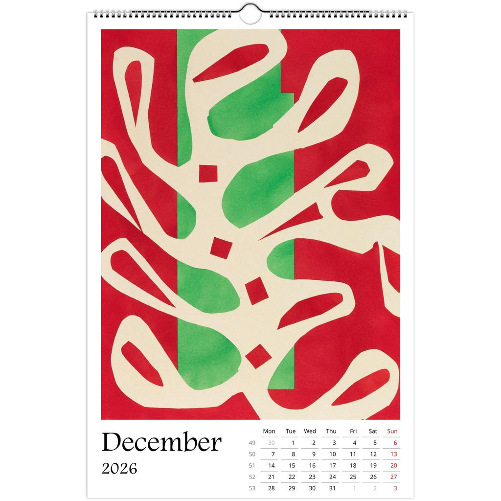 13 Artworks Of Henri Matisse 2026 Art Calendar 11x16.5, Fauvism, Abstract Poster, Vibrant Art, Eclectic Room, Art Lover Gift