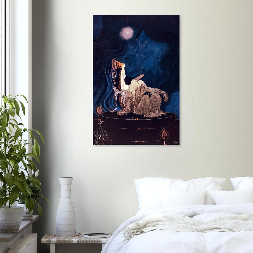 Kay Nielsen Troll Princess East of the Sun West of the Moon Vintage Norse Mythology Art Print Scandinavian Myth Symbolism