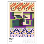 13 Artworks of  Mizuki Heitaro 2026 Art Calendar 11x16.5, Wiener Werkstatte, Abstract Patterns, Vintage Art, Secessionist, Art Gift