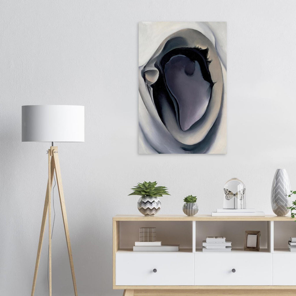 Clam and Mussel by Georgia O'Keeffe Fine Art Print, Modernist Shell Poster, Minimalist Wall Decor, Museum Quality, Abstract Nature