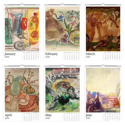 13 Artworks Of Frances Hodgkins 2026 Art Calendar 11x16.5, Modernist Art, Gallery Decor, Vintage Fine Art, Moody, Art Lover Gift