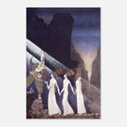 Kay Nielsen Art Print The Three Princesses in the Blue Mountain Vintage Fairy Tale Illustration Norse Folklore Art Nouveau and Vintage
