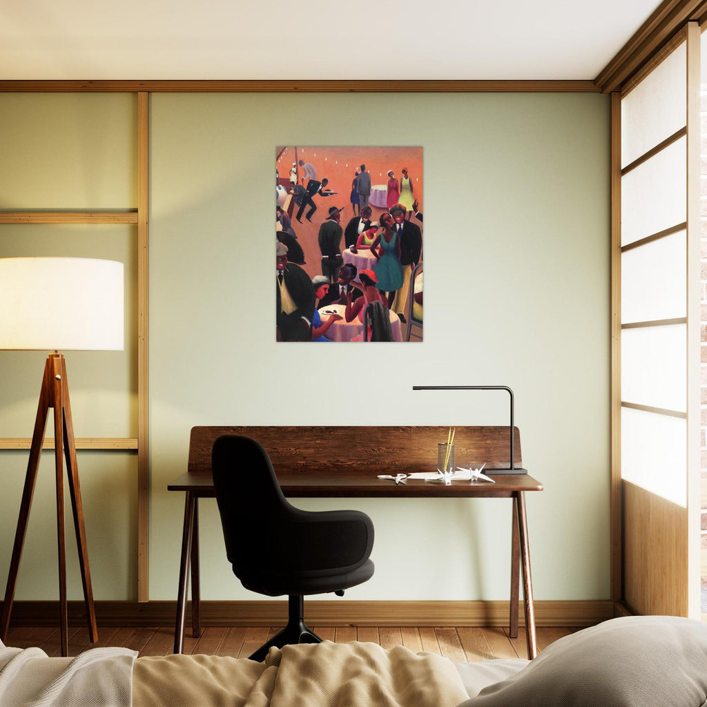 Vibrant Harlem Renaissance Art Archibald Motley Nightlife Jazz Age Scene African American Modernism Print Portraits and Figures