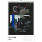 13 Artworks of Wassily Kandinsky 2026 Wall Calendar 11x16.5, Abstract Art Monthly Planner, Bauhaus Design 12 Month Hanging, Modern Artist