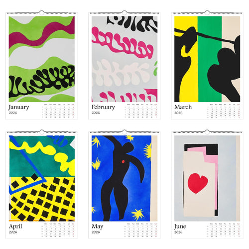 13 Artworks Of Henri Matisse 2026 Art Calendar 11x16.5, Fauvism, Abstract Poster, Vibrant Art, Eclectic Room, Art Lover Gift