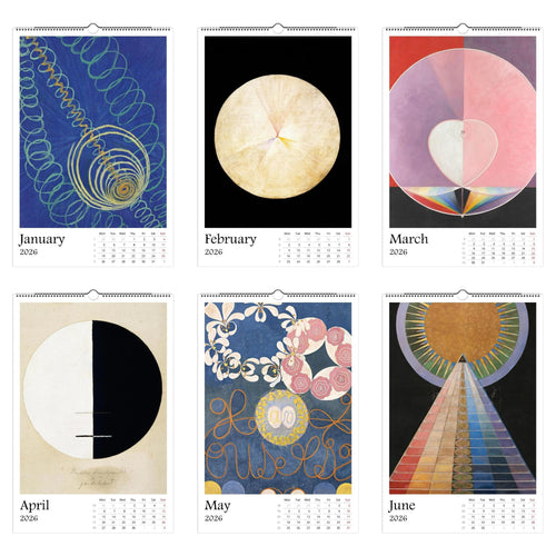 13 Artworks Of Hilma Af Klint 2026 Art Calendar 11x16.5, Abstract Art, Mystical Art, Vintage Aesthetic, Spiritual Decor, Art Gift