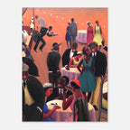 Vibrant Harlem Renaissance Art Archibald Motley Nightlife Jazz Age Scene African American Modernism Print Portraits and Figures