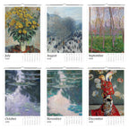 13 Artworks Of Claude Monet 2026 Art Calendar 11x16.5, French Impressionism, Nature Scenes, Fine Art, Retro Vibe, Holiday Gift