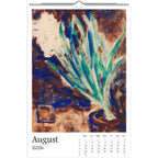 13 Artworks of Christian Rohlfs 2026 Art Calendar 11x16.5, German Expressionism, Floral Monthly Tracker, Vibrant Botanical Aesthetic