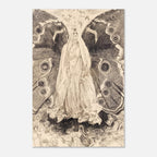 The Queen of the Butterflies Ida Rentoul Outhwaite Vintage Fairy Art Print Celestial Goddess Antique Etching Myth Symbolism