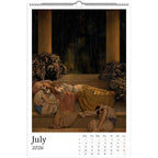 13 Artworks Of Maxfield Parrish 2026 Art Calendar 11x16.5, Golden Age Art, Classic View, Dreamy Aesthetic, Fantasy, Gift Idea