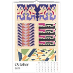 13 Artworks of  Mizuki Heitaro 2026 Art Calendar 11x16.5, Wiener Werkstatte, Abstract Patterns, Vintage Art, Secessionist, Art Gift
