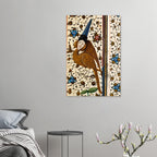 Medieval Harpy Art Print Weird Medieval Guy Manuscript Marginalia Gothic Wall Decor Mythical Siren Animals & Creatures