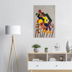 Jitterbugs III by William H. Johnson, Harlem Renaissance Wall Art, Mid Century Modern Decor, Retro Jazz Dancer Poster, Afrocentric Print