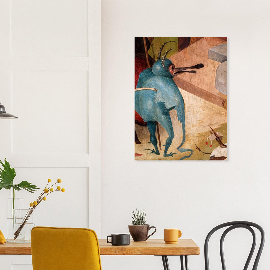 Hieronymus Bosch Bird Monster Art Print Garden of Earthly Delights Hell Detail Macabre Medieval Gothic Decor Dark Fantasy Macabre