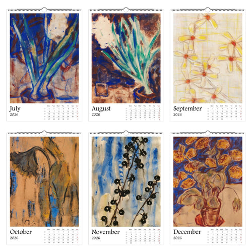 13 Artworks of Christian Rohlfs 2026 Art Calendar 11x16.5, German Expressionism, Floral Monthly Tracker, Vibrant Botanical Aesthetic