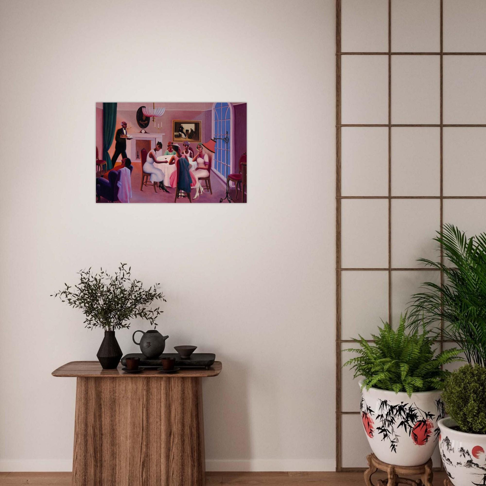Archibald Motley Cocktails Art Print Jazz Age Harlem Renaissance Wall Art Vintage African American Decor Portraits & Figures
