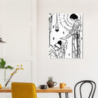 Joan Of Arc Vintage Art Print Ancient France Knight Wall Art Medieval Saints Illustration Catholic Canvas Poster Sacred Medieval Icons