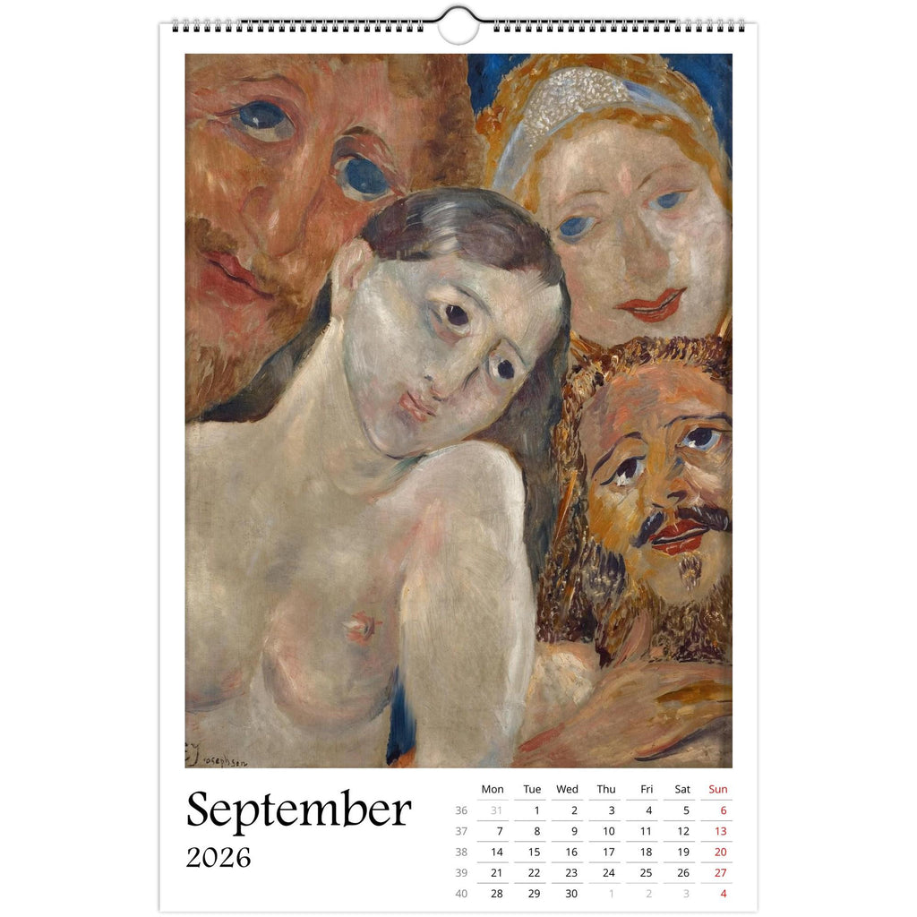 13 Artworks Of Ernst Josephson 2026 Art Calendar 11x16.5, Symbolism Art, Classic Fine Art, Vintage Aesthetic, Moody, Art Gift