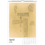 13 Artworks of Wassily Kandinsky 2026 Wall Calendar 11x16.5, Abstract Art Monthly Planner, Bauhaus Design 12 Month Hanging, Modern Artist