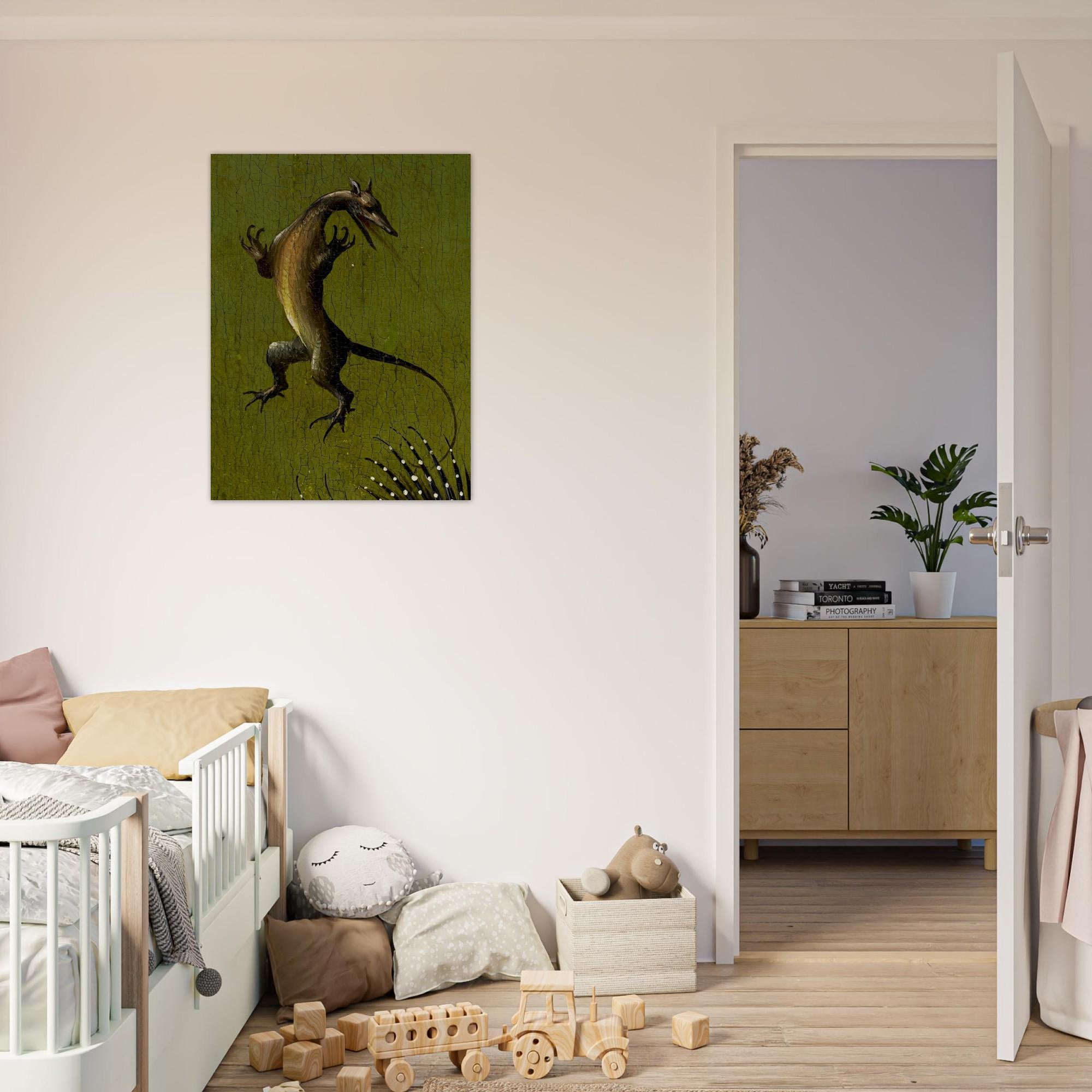 Hieronymus Bosch Monster Wall Art Vintage Renaissance Beast Painting Weird Dark Fantasy Creature Poster Decor Dark Fantasy And Macabre