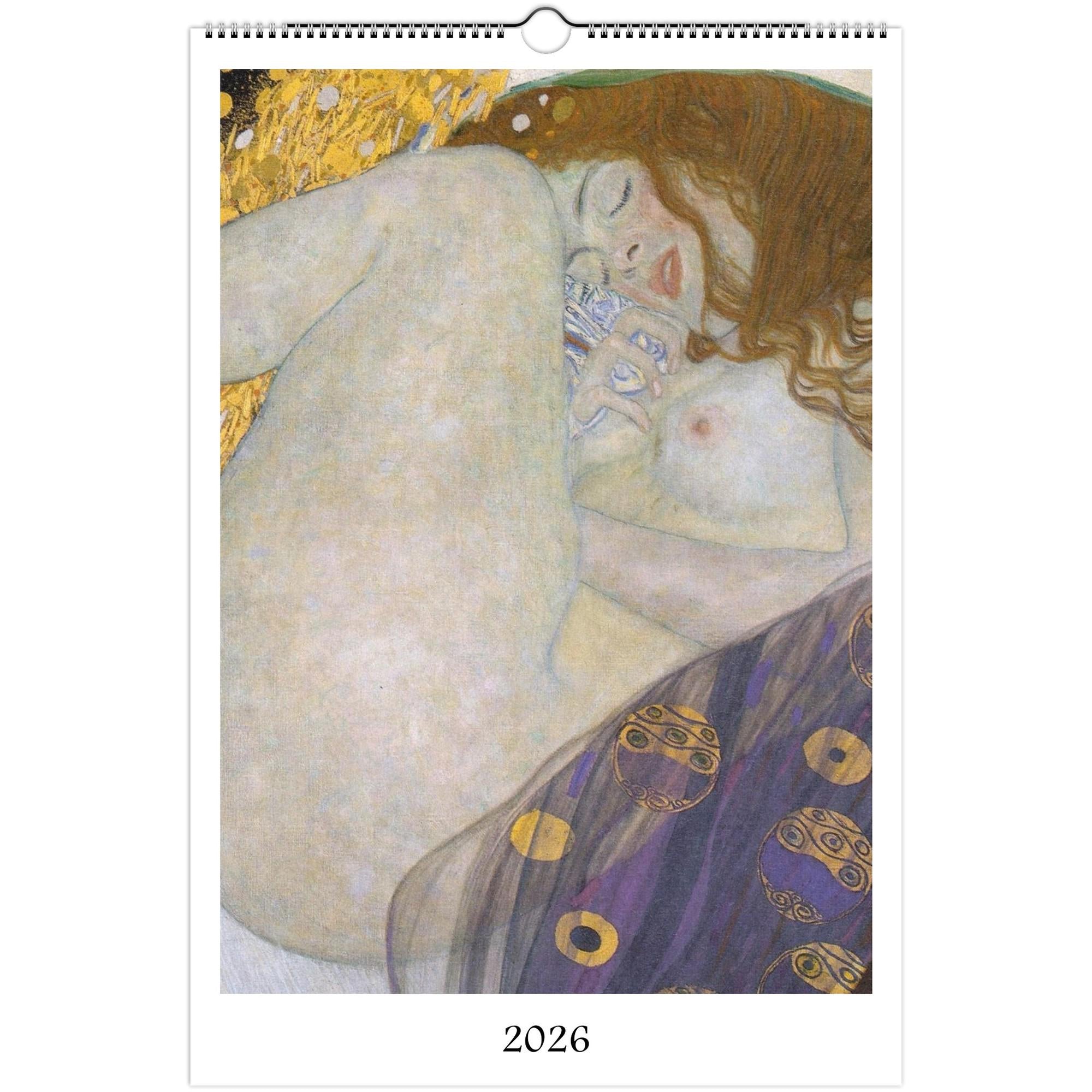 13 Artworks Of Gustav Klimt 2026 Art Calendar 11x16.5, Art Nouveau Movement, Masterpieces, Golden Aesthetic, Vintage Vibe, Art Gift