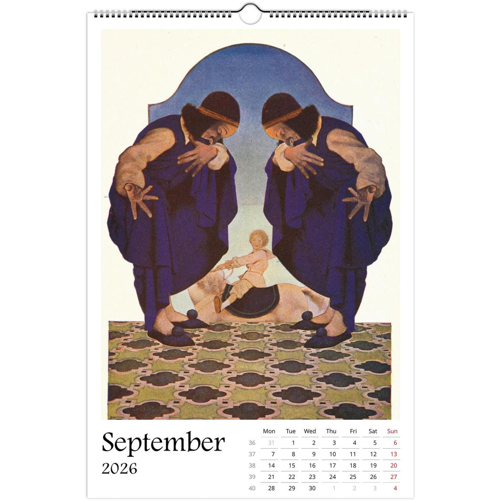 13 Artworks Of Maxfield Parrish 2026 Art Calendar 11x16.5, Golden Age Art, Classic View, Dreamy Aesthetic, Fantasy, Gift Idea