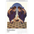 13 Artworks Of Maxfield Parrish 2026 Art Calendar 11x16.5, Golden Age Art, Classic View, Dreamy Aesthetic, Fantasy, Gift Idea