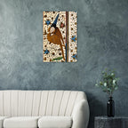Medieval Harpy Art Print Weird Medieval Guy Manuscript Marginalia Gothic Wall Decor Mythical Siren Animals & Creatures