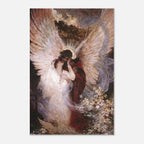 The Angels Kiss Thophile Schuler Painting Victorian Moody Wall Art Symbolist Poet Angel Print Antique Ethereal Myth Symbolism