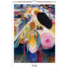 13 Artworks of Wassily Kandinsky 2026 Wall Calendar 11x16.5, Abstract Art Monthly Planner, Bauhaus Design 12 Month Hanging, Modern Artist