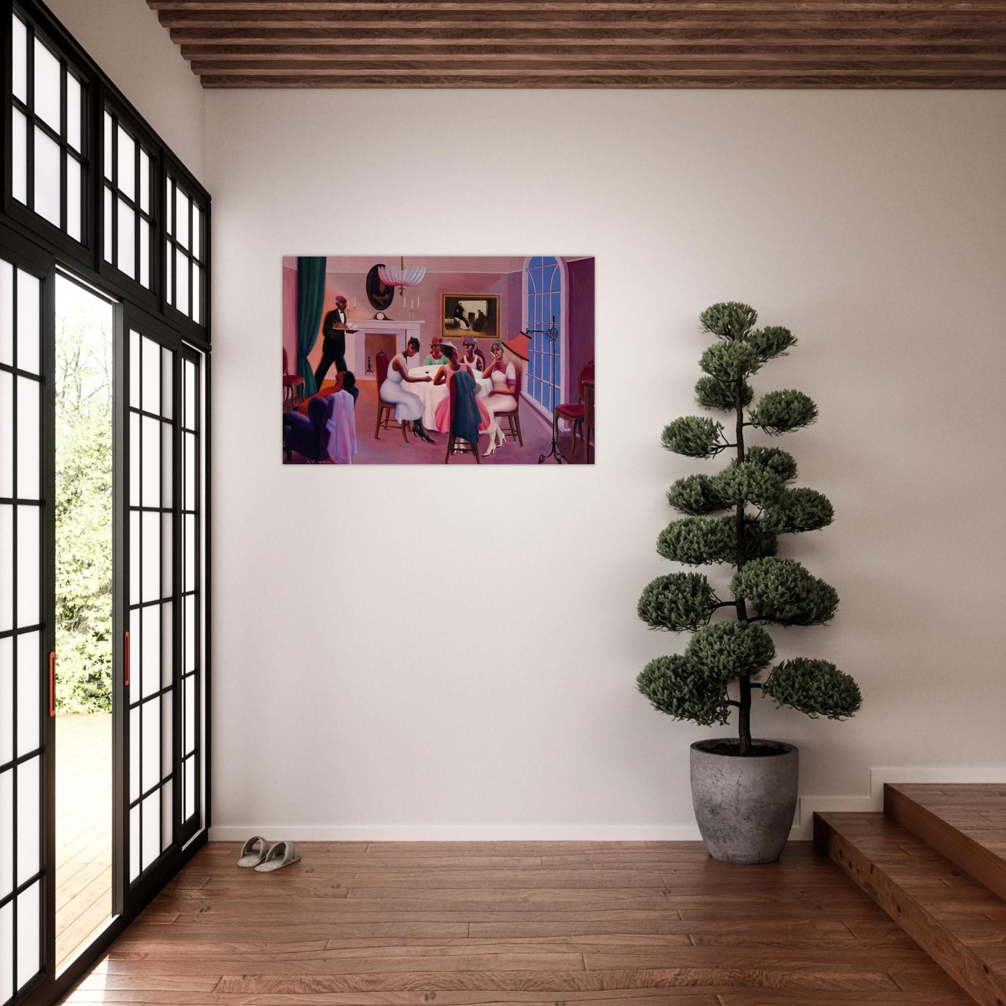Archibald Motley Cocktails Art Print Jazz Age Harlem Renaissance Wall Art Vintage African American Decor Portraits & Figures