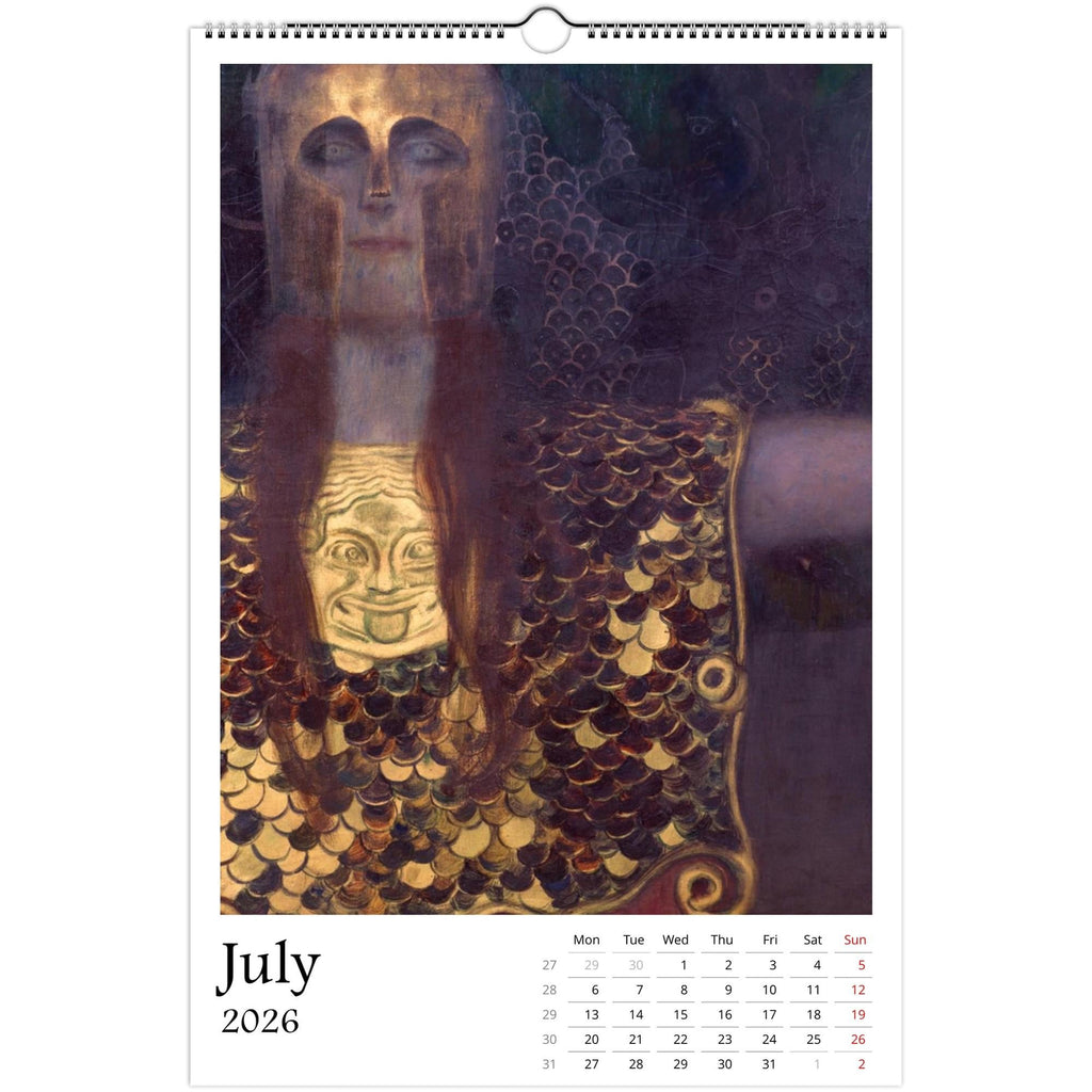 13 Artworks Of Gustav Klimt 2026 Art Calendar 11x16.5, Art Nouveau Movement, Masterpieces, Golden Aesthetic, Vintage Vibe, Art Gift