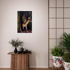 Arnold Bocklin The Silence of the Forest Art Print Antique Unicorn Painting Dark Academia Moody Gothic Wall Decor Myth Symbolism