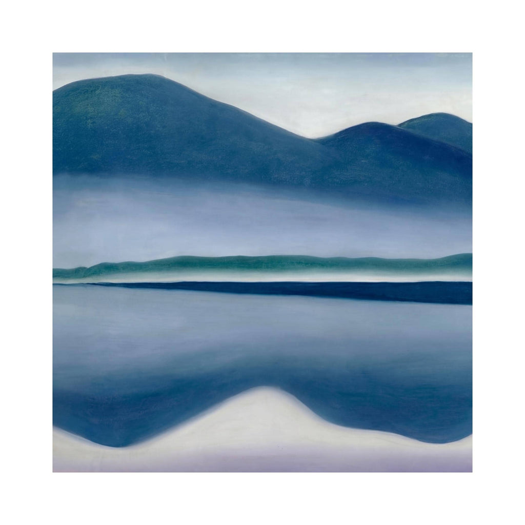 Lake George Reflection by Georgia O'Keeffe Archival Paper Print, American Modernism, Living Room Decor, Serene Nature, Gift For Art Lover