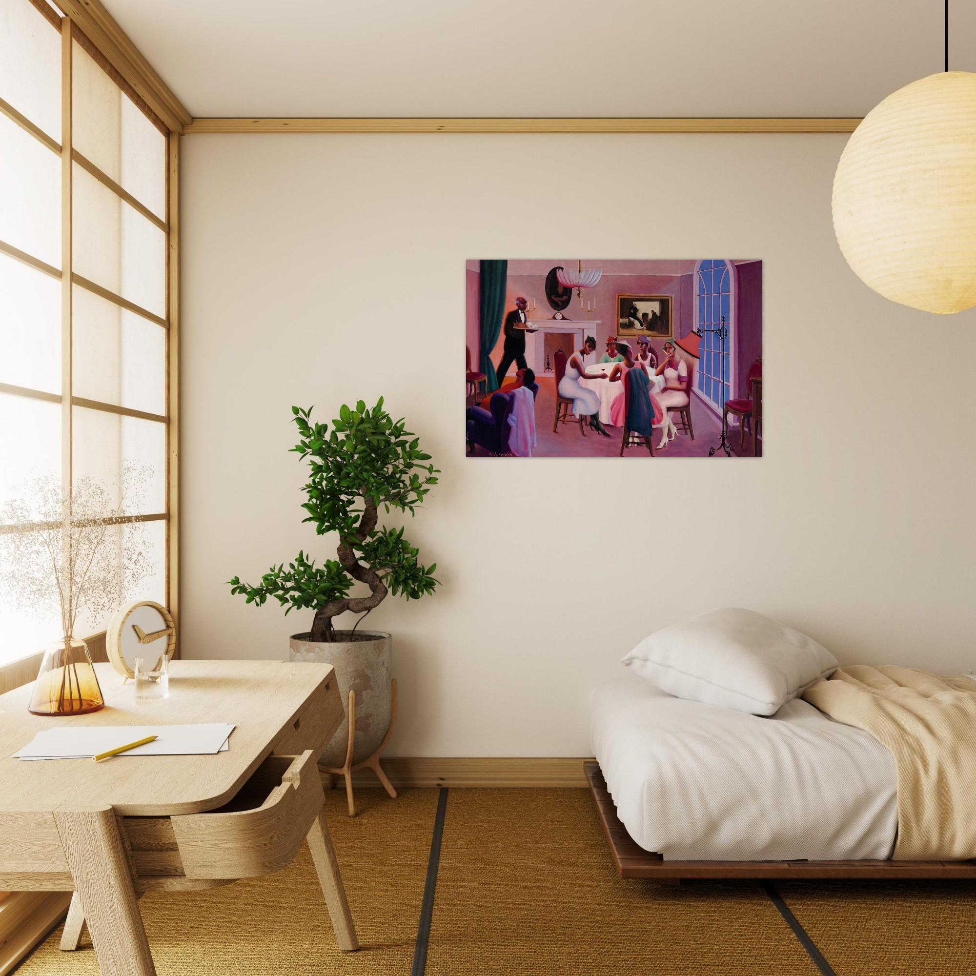 Archibald Motley Cocktails Art Print Jazz Age Harlem Renaissance Wall Art Vintage African American Decor Portraits & Figures