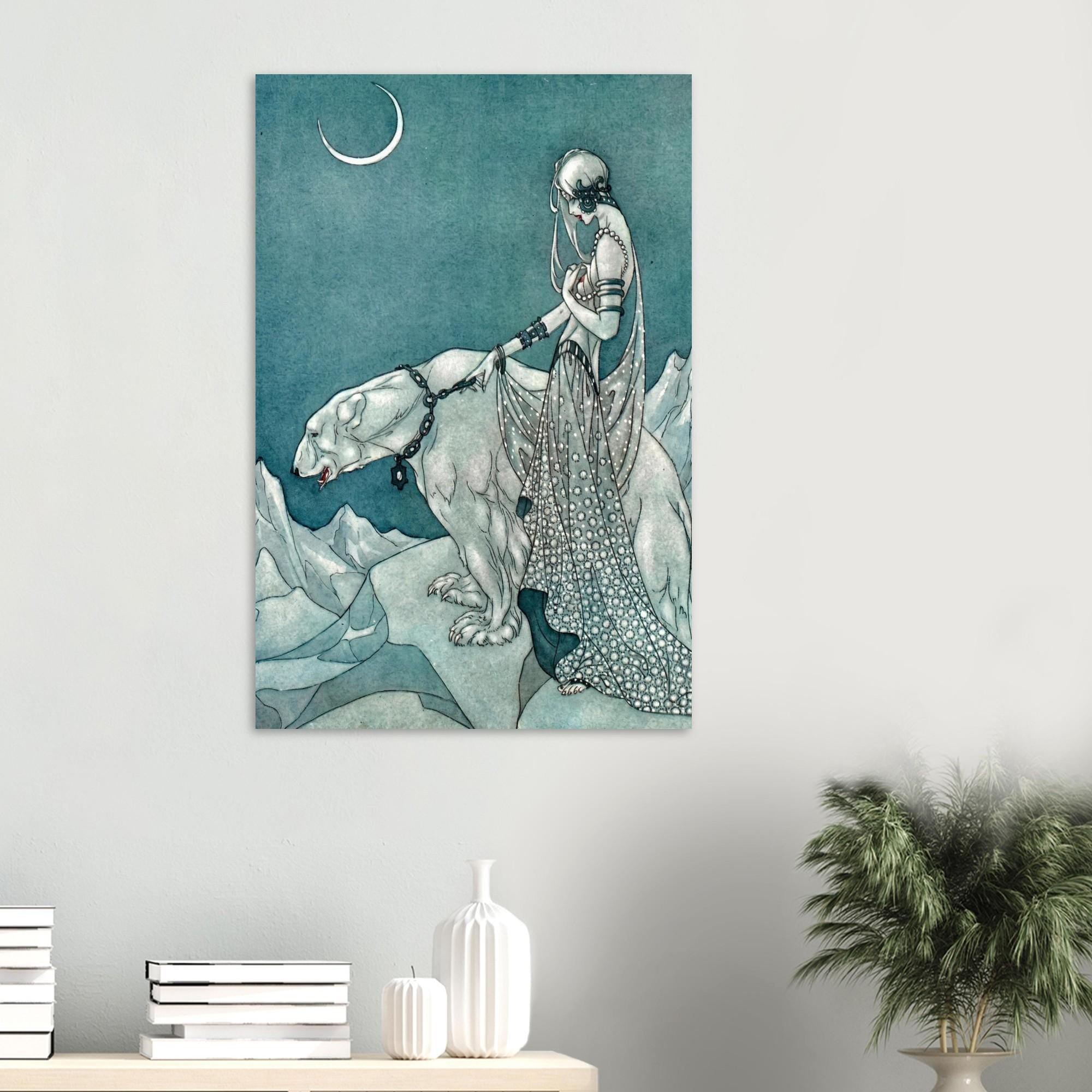 Kay Nielsen East of the Sun and West of the Moon Polar Bear Art Nouveau Vintage Fairy Tale Nordic Folk Art Art Nouveau and Vintage