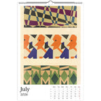 13 Artworks of  Mizuki Heitaro 2026 Art Calendar 11x16.5, Wiener Werkstatte, Abstract Patterns, Vintage Art, Secessionist, Art Gift